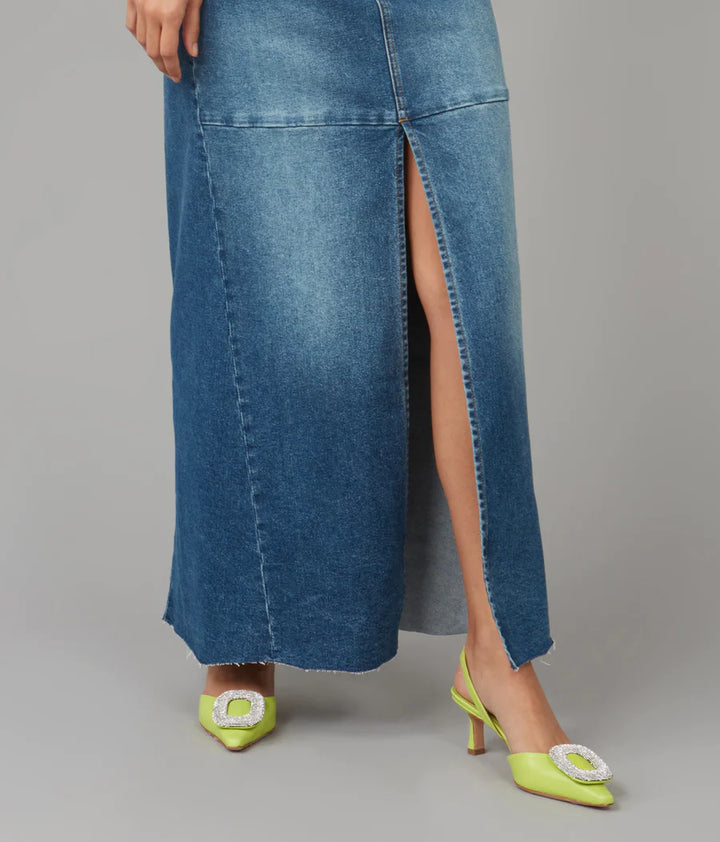 Madlyn Denim Maxi Skirt