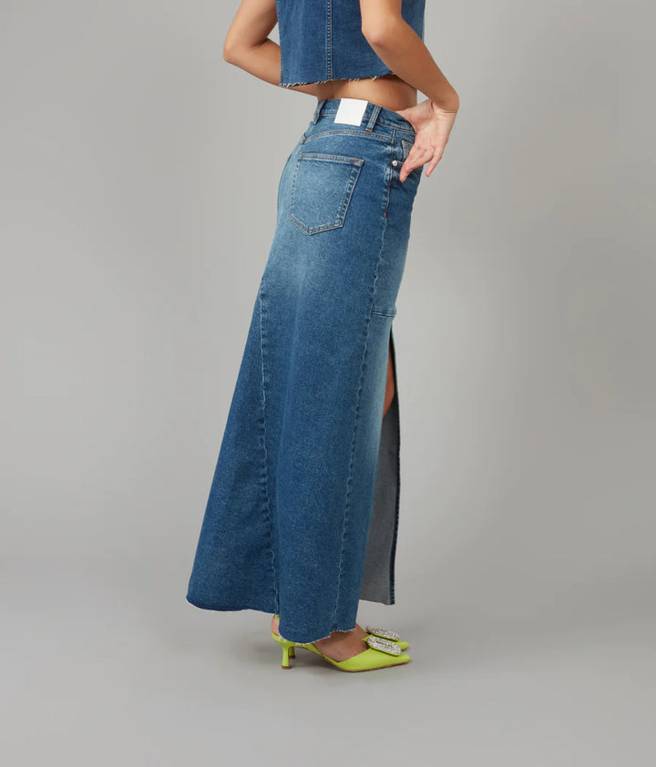 Madlyn Denim Maxi Skirt