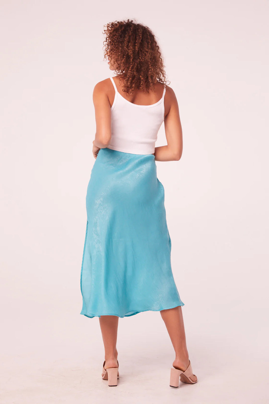 Nida Satin Slip Skirt