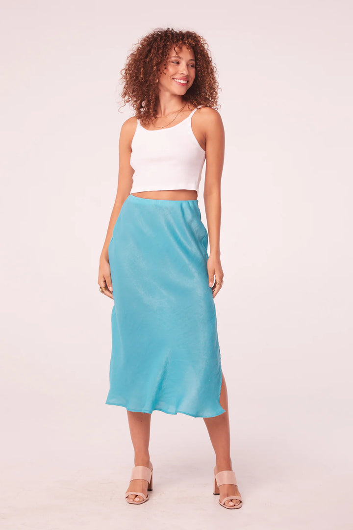 Nida Satin Slip Skirt