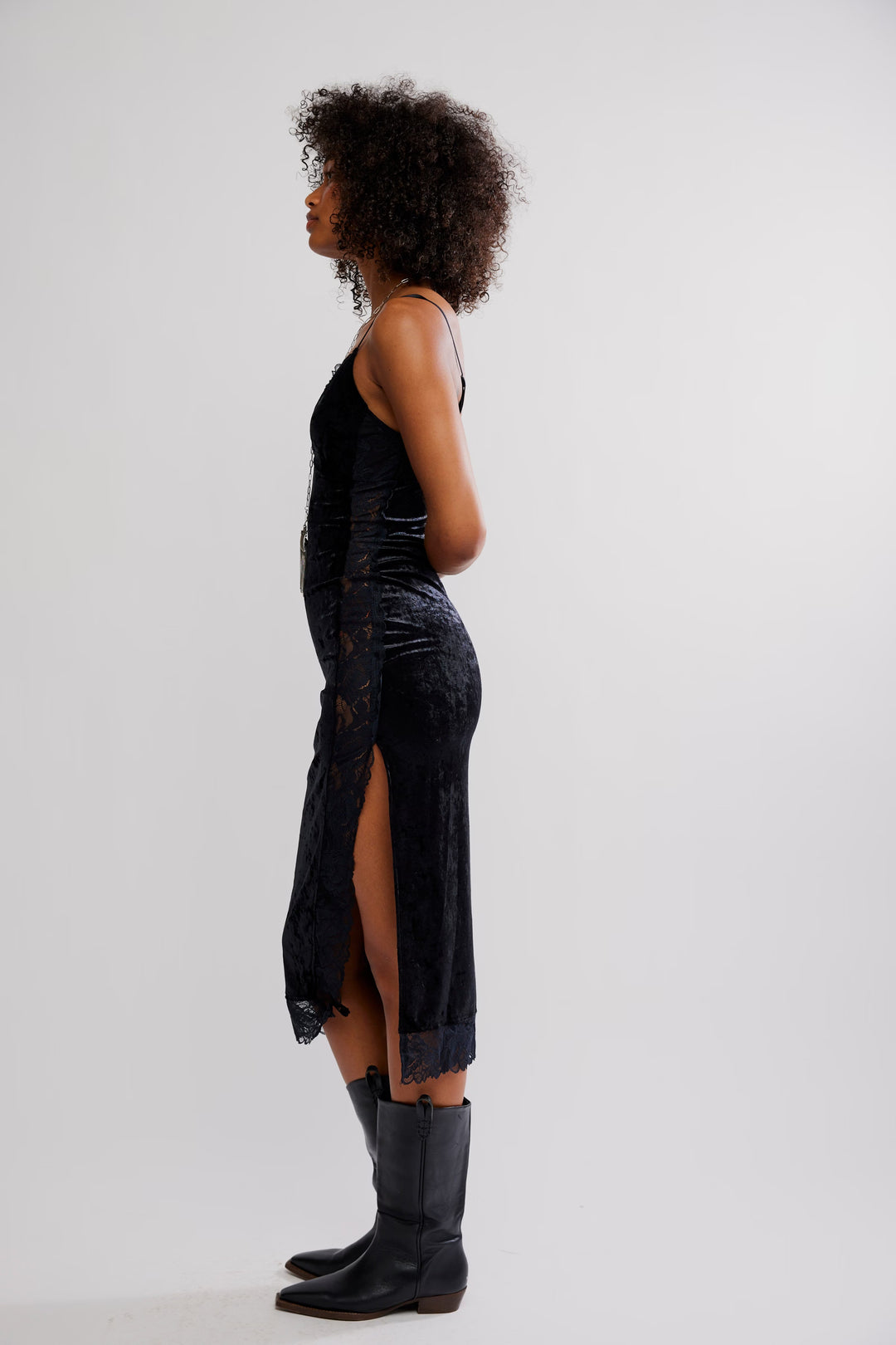 Raise A Toast Midi Slip Dress