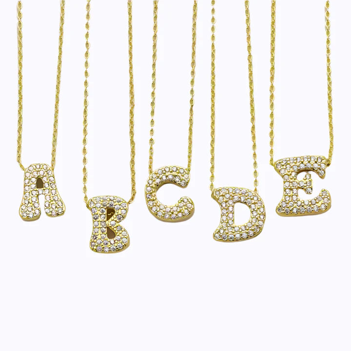 Sparkle Alphabet Pendant
