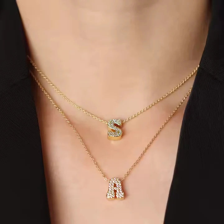 Sparkle Alphabet Pendant