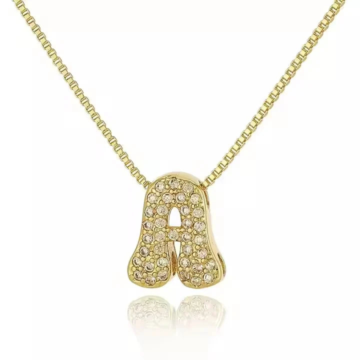 Sparkle Alphabet Pendant