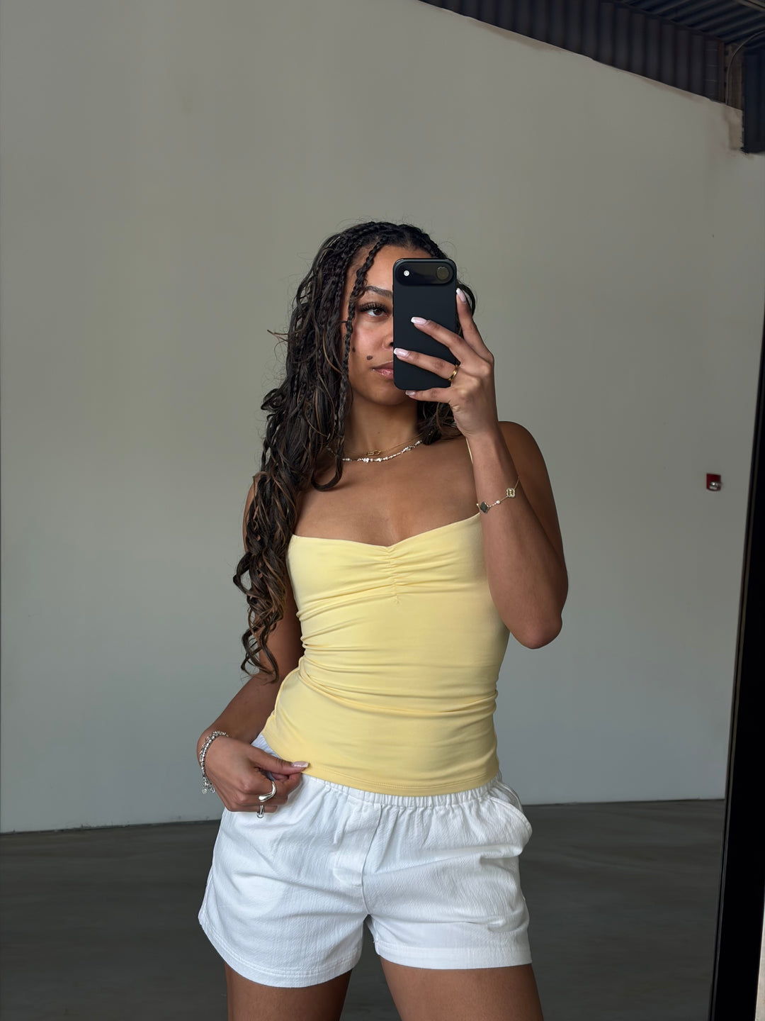 Suzan Cotton Sweetheart Tank