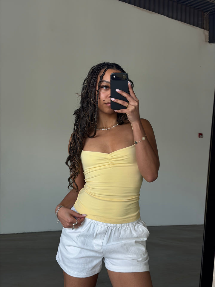 Suzan Cotton Sweetheart Tank