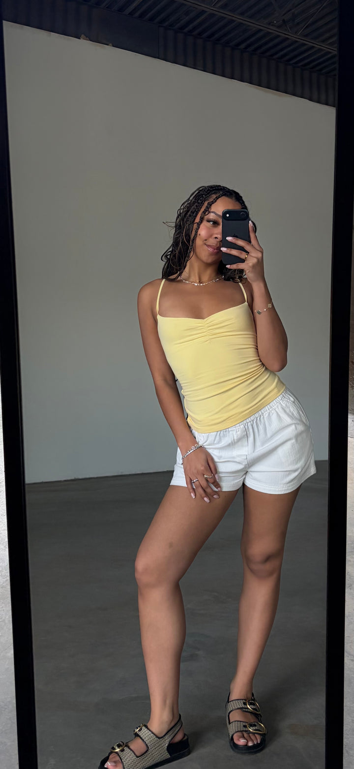 Suzan Cotton Sweetheart Tank