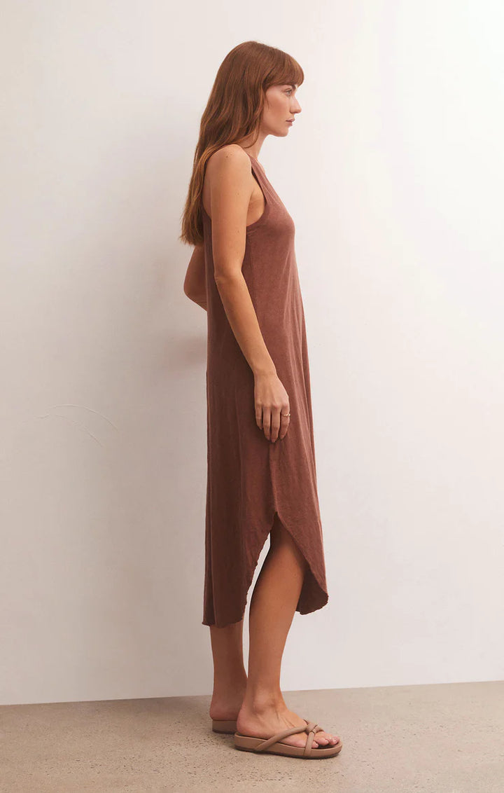 Reverie Slub Midi Dress