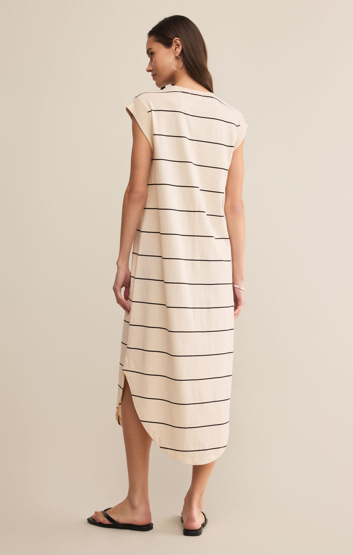 Calabasas Striped Midi Dress