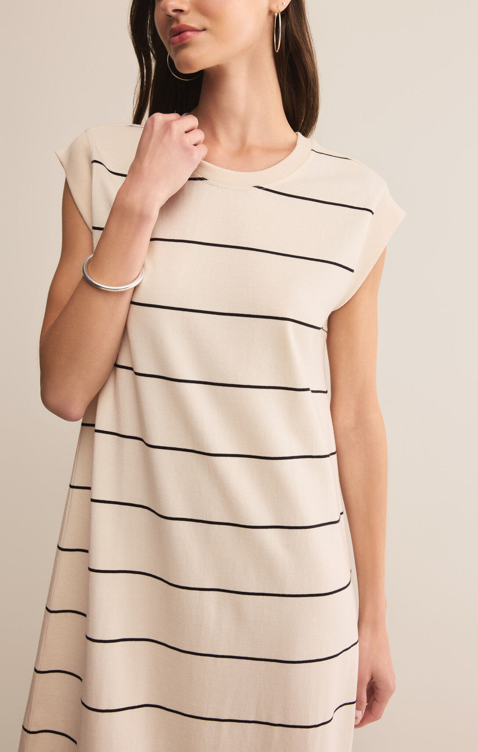 Calabasas Striped Midi Dress
