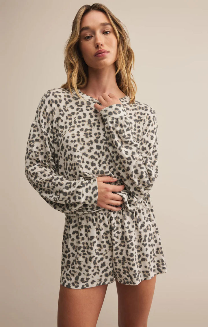 Luxe Leopard Long Sleeve Top