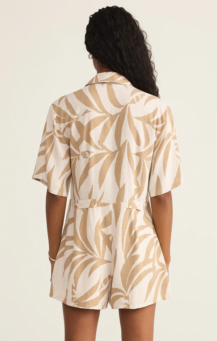 Marcel Tropical Palm Romper