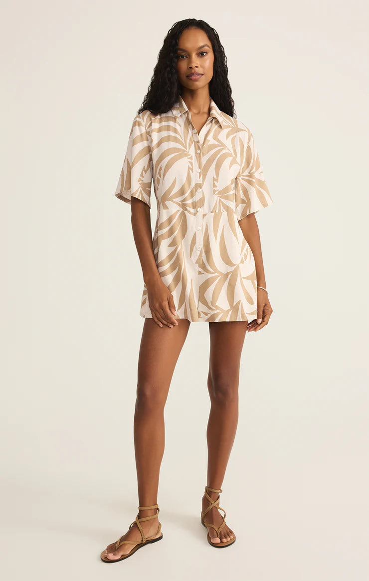 Marcel Tropical Palm Romper