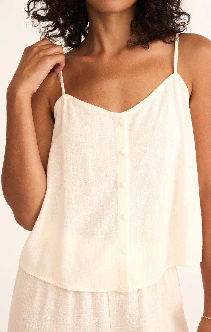 Savoy Linen Tank