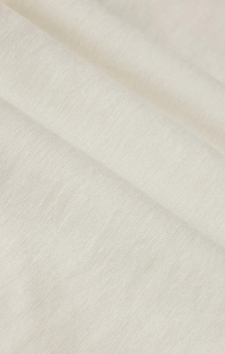 La Belle Linen Cropped Top