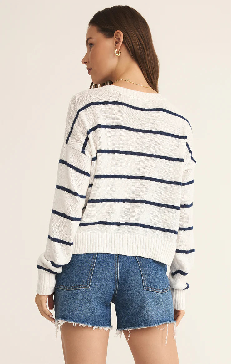 Anchors Away Stripe Sweater