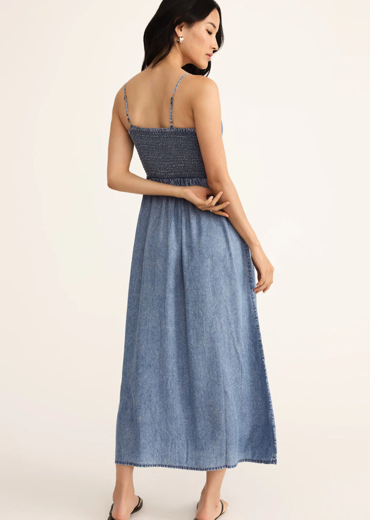 Bayside Chambray Midi Dress