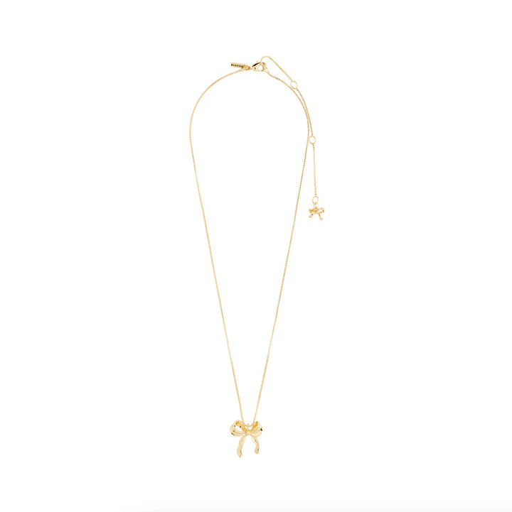 Cassian Recycled Bow Pendant Necklace