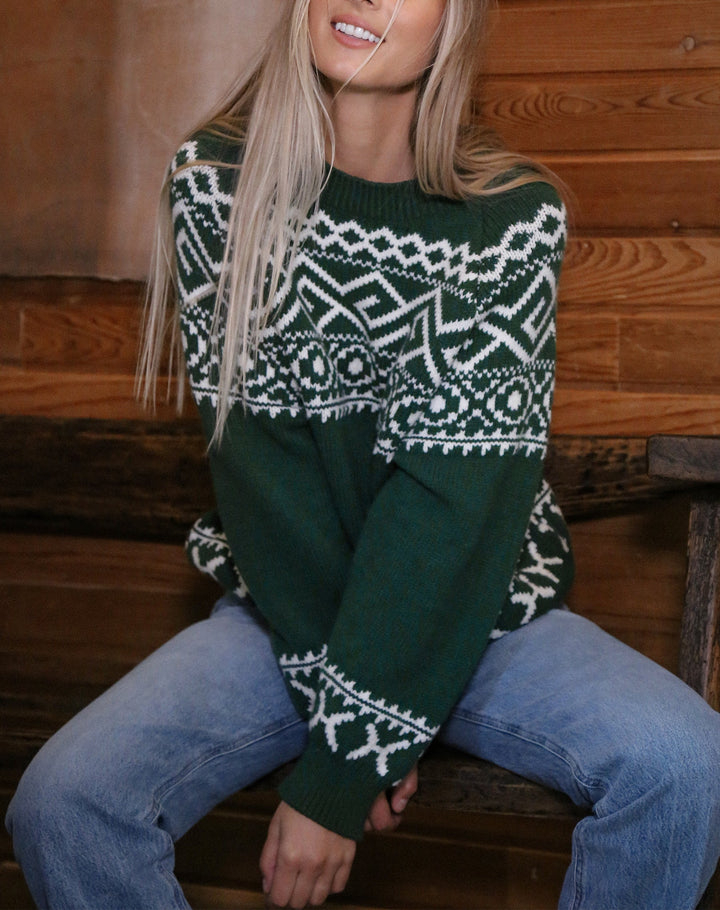 Fair Isle Knit Sweater