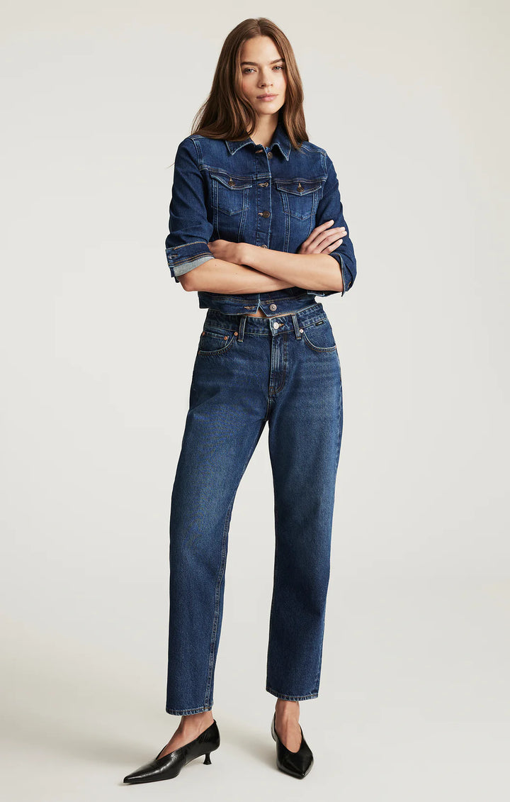 Savannah Straight Leg Jeans Deep Brushed