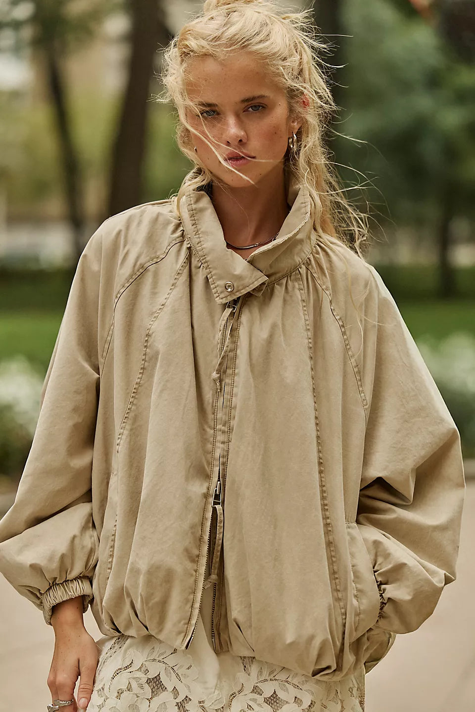 Chelsea Funnel-Neck Jacket