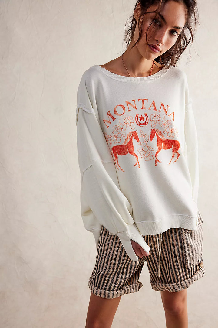 Graphic Camden Montana Pullover