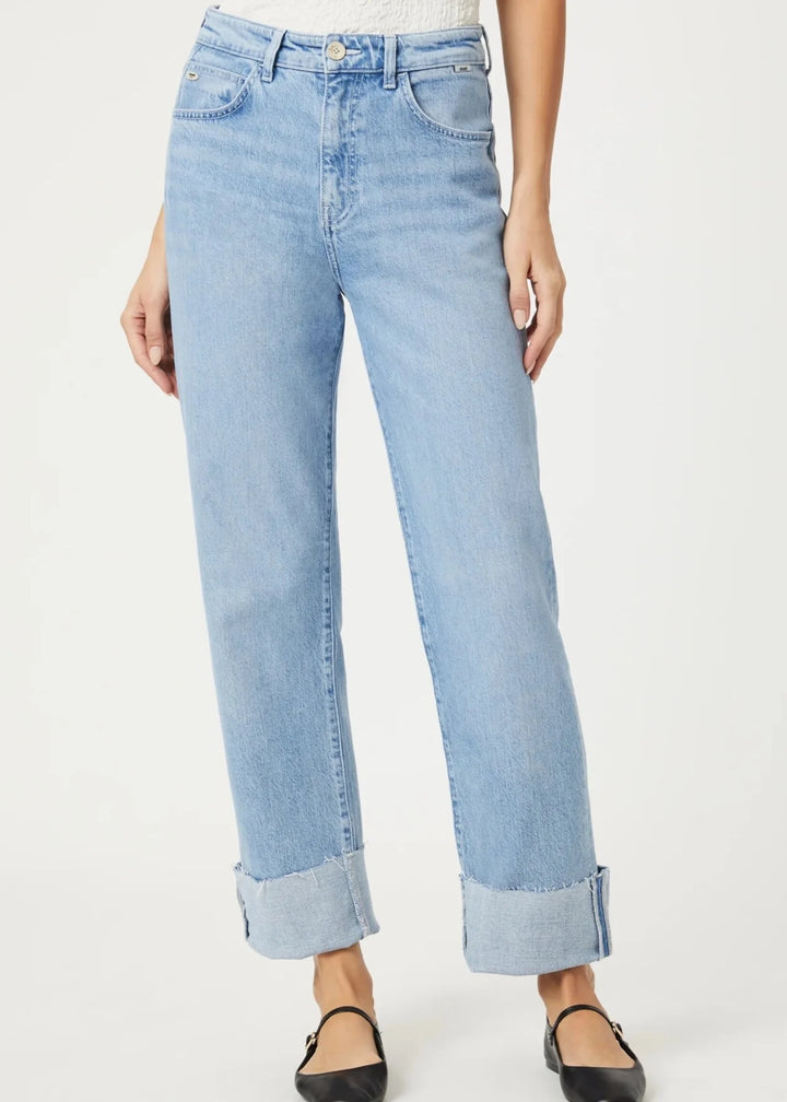 Savannah Cuffed Straight Leg Jeans