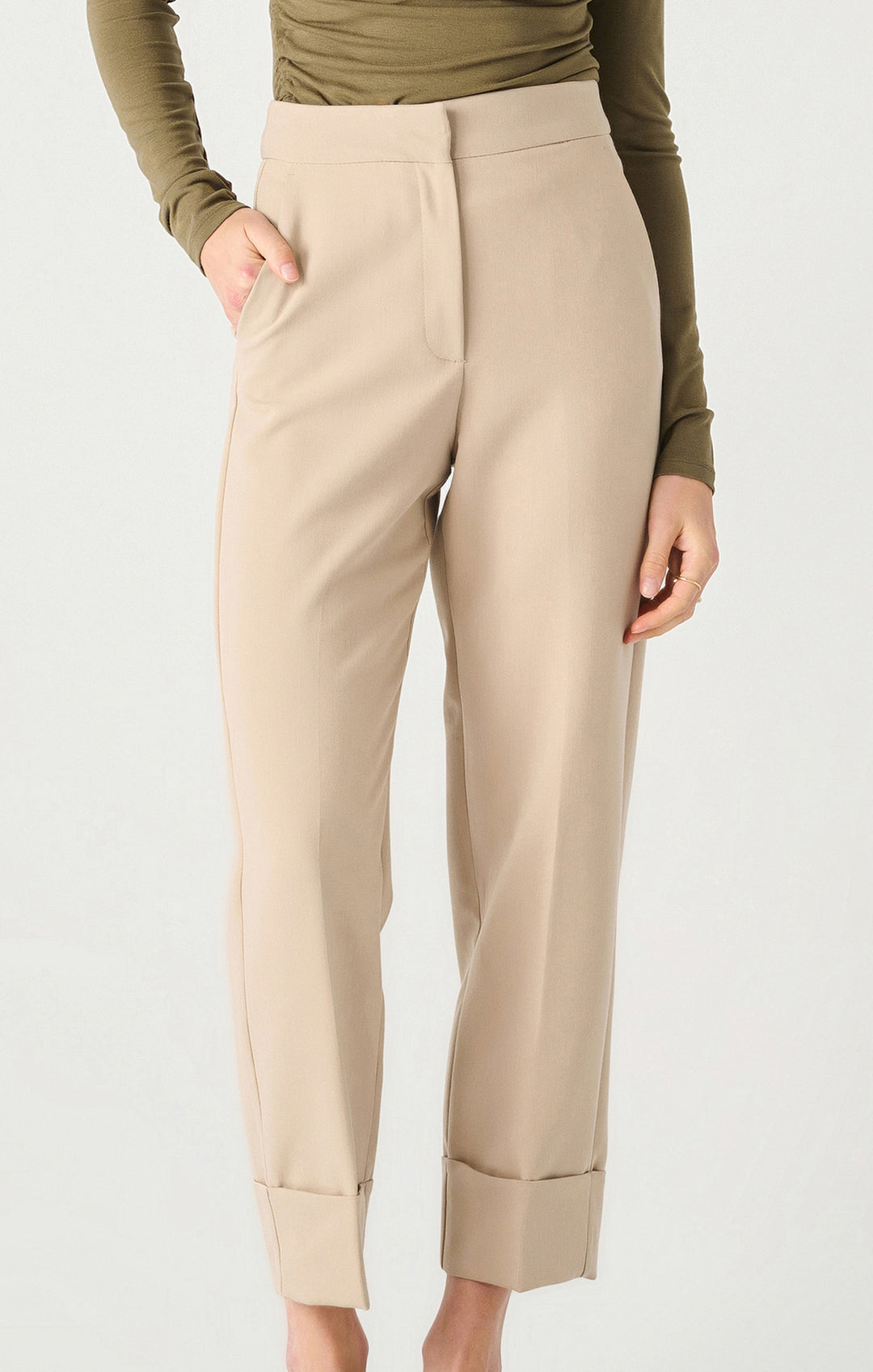 Kirsten Cuffed Straight Leg Pant