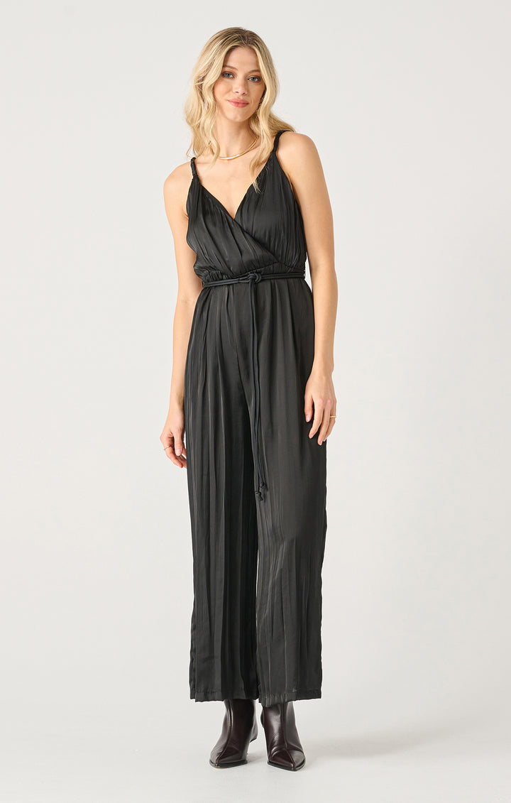 Gaye Satin Wrap Jumpsuit