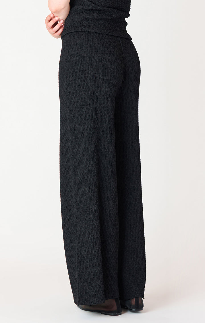 Liana Textured Wide Leg Pant