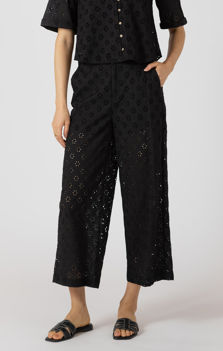 Peyton Openwork Embroidery Pant