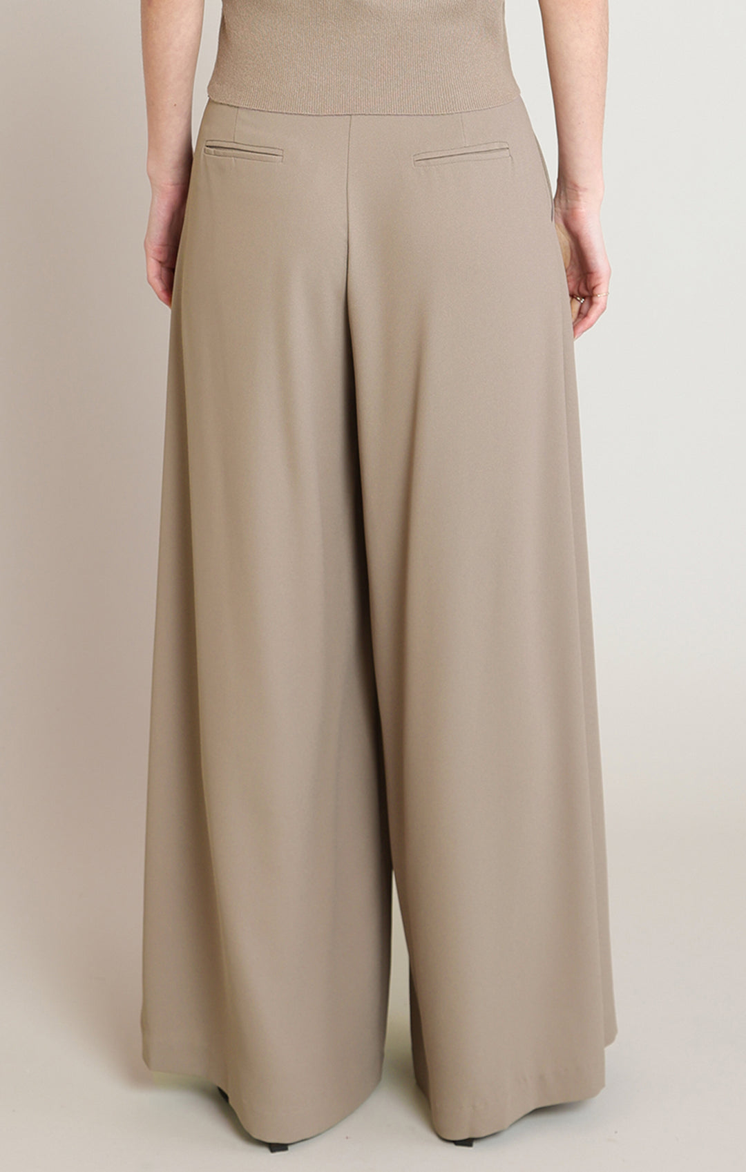 High Waist Pleat Pant