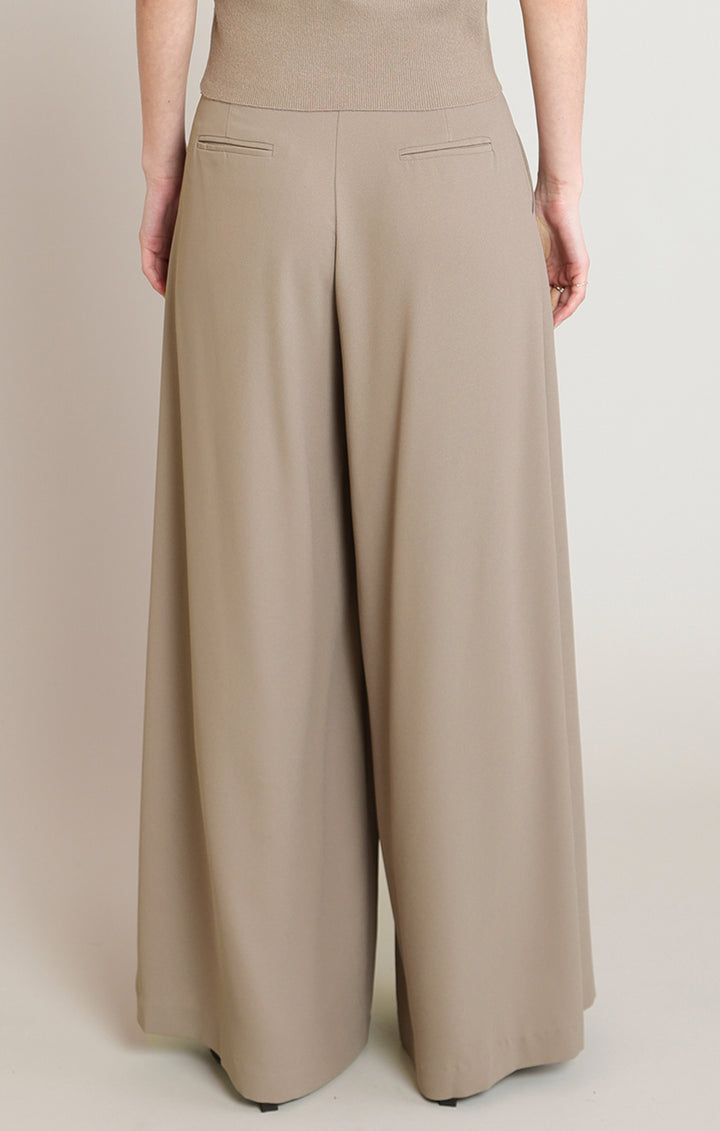 High Waist Pleat Pant
