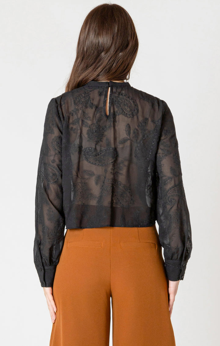 Penelope Embroidered Lace Top