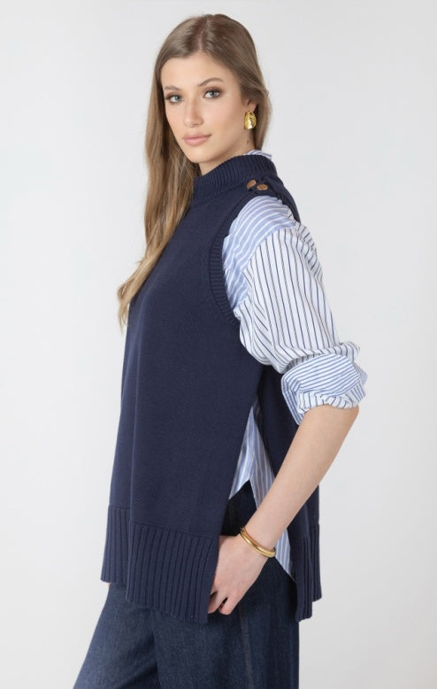 Sophia Longline Sweater Vest