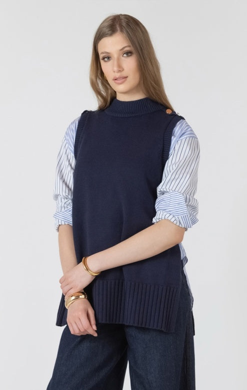Sophia Longline Sweater Vest