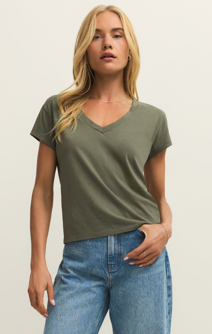 Modern Jersey V-Neck Tee