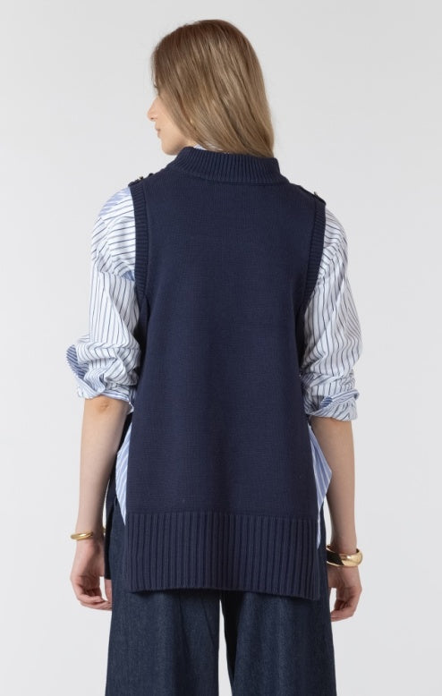 Sophia Longline Sweater Vest