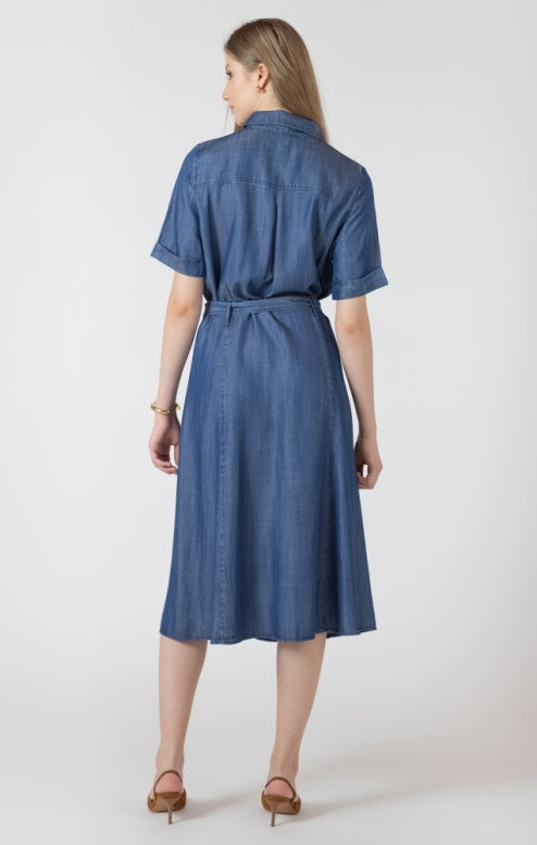 Franca Denim Midi Dress