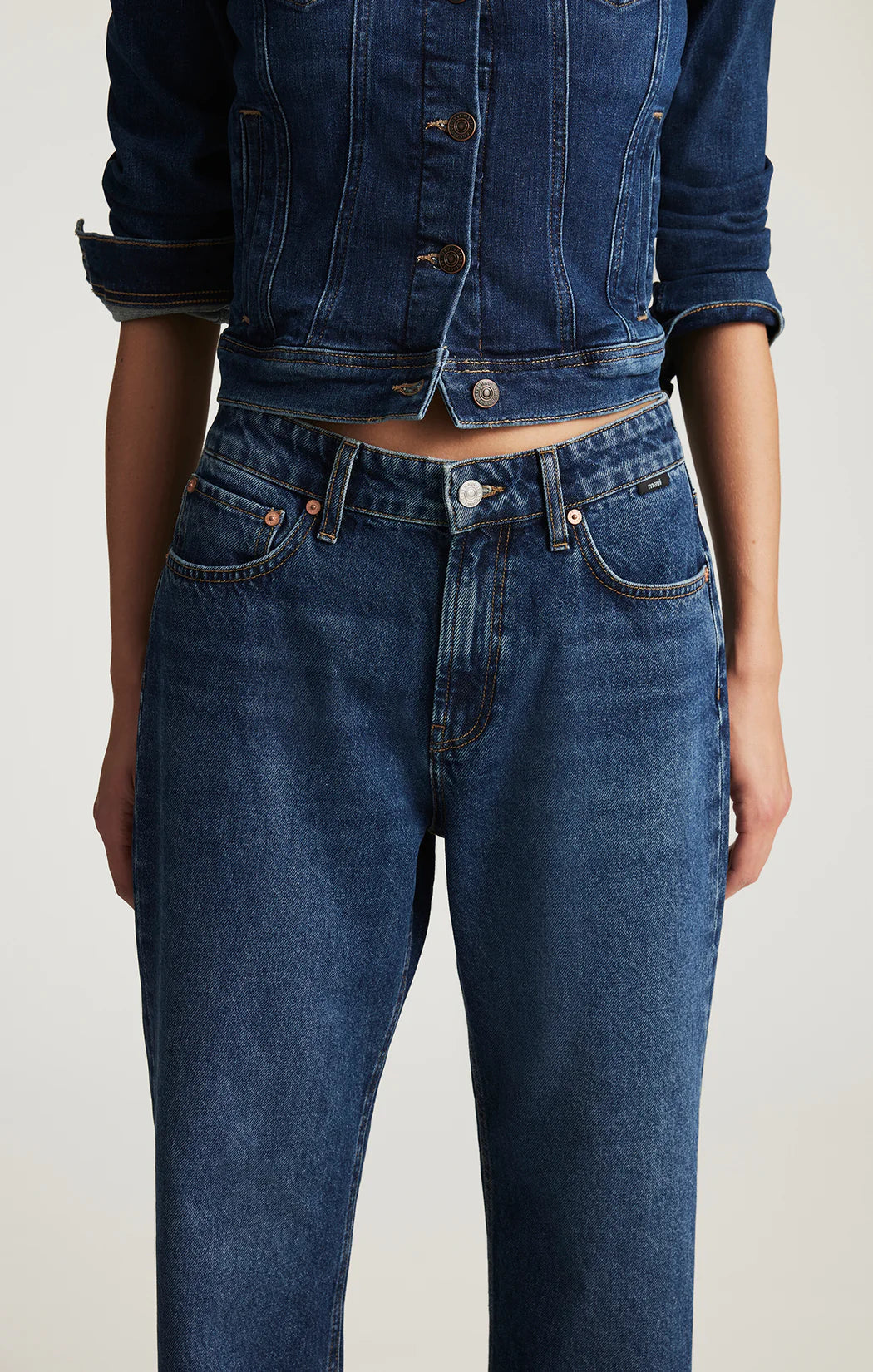 Savannah Straight Leg Jeans Deep Brushed