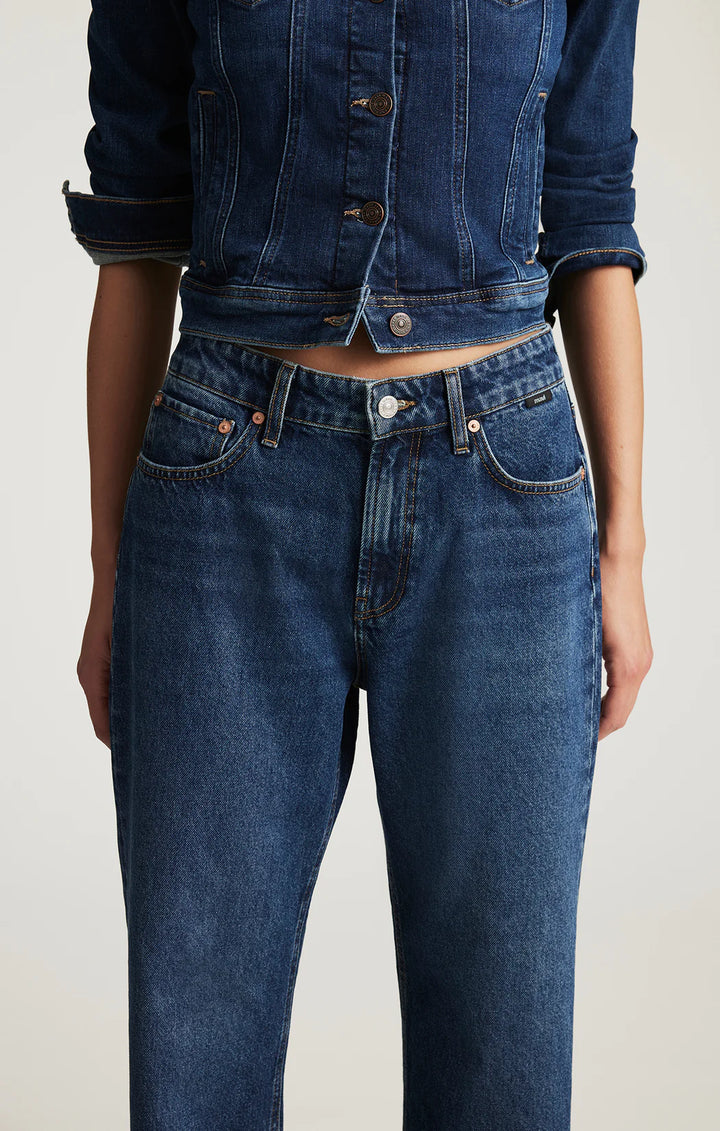 Savannah Straight Leg Jeans Deep Brushed