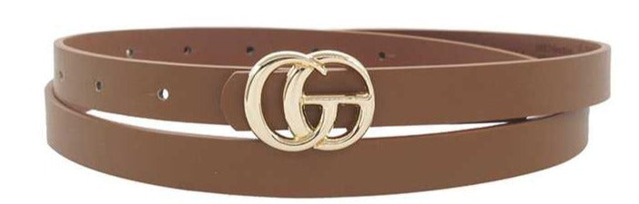 Gia Small Gold Buckle Belt