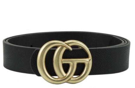 Gia Medium Gold Buckle Belt