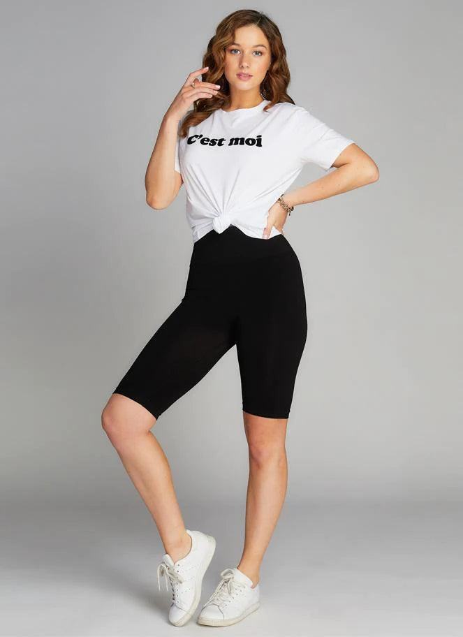 Bamboo High Waisted Long Short