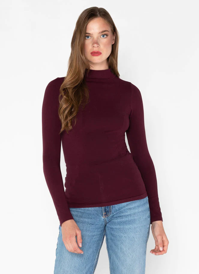 Bamboo Mock Neck Top