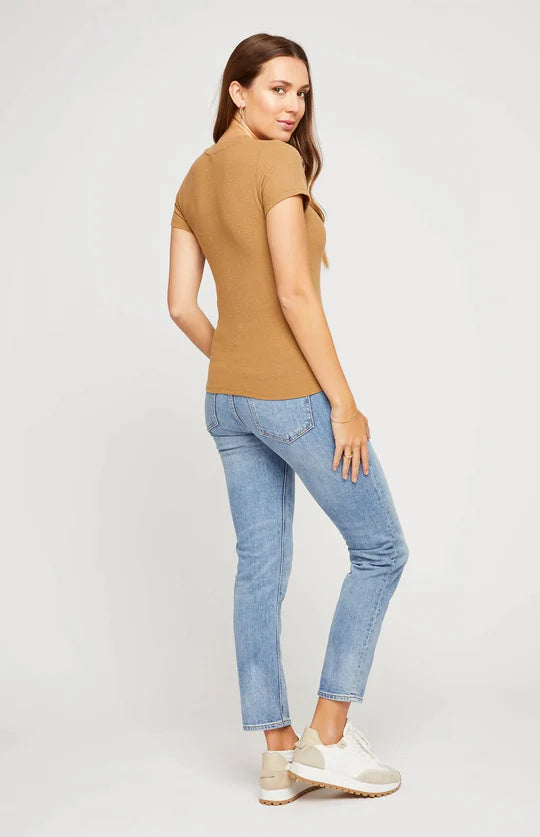 Clara Ribbed Tee