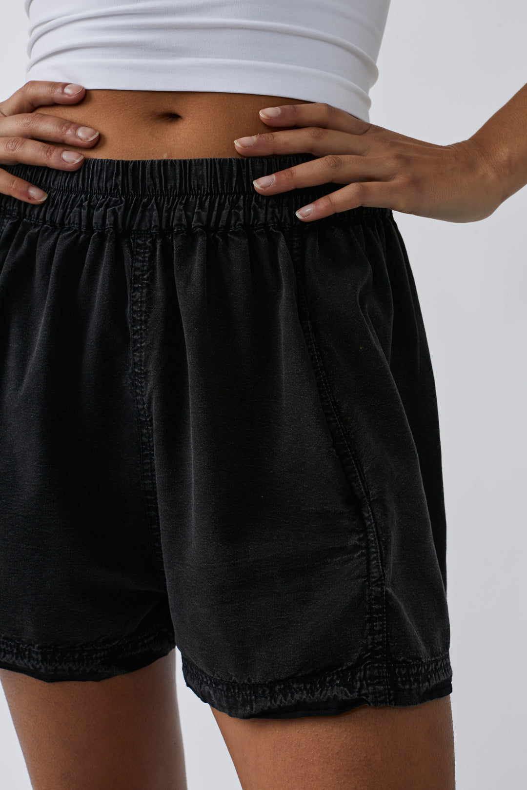 Get Free Poplin Pull-On Shorts