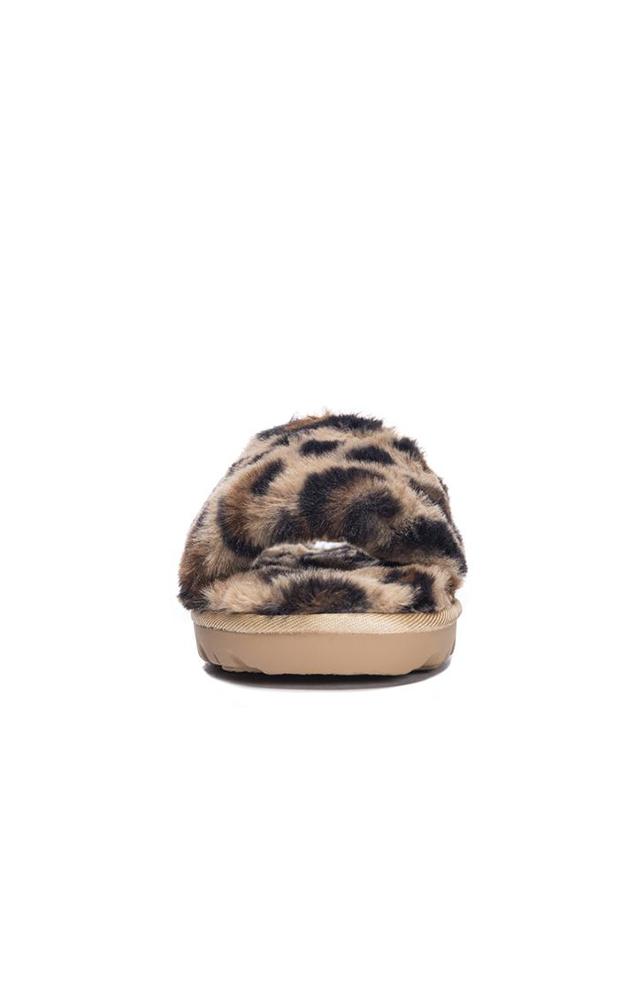 Rally Faux Fur Slide