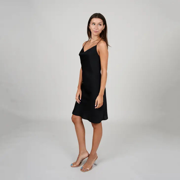 Coline Cowl Neck Dress