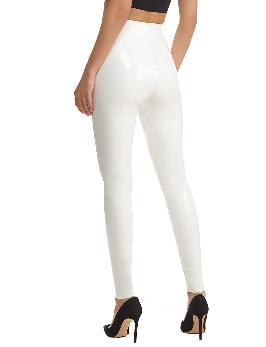 Faux Patent Leather Legging